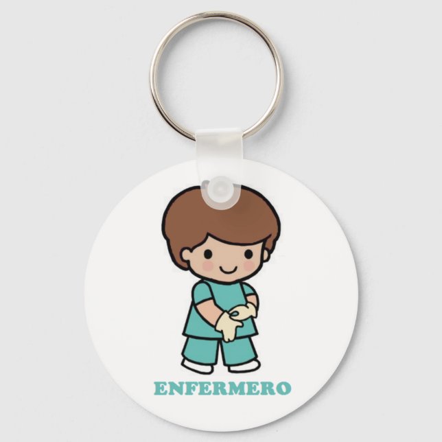 Llavero de enfermero key ring (Front)