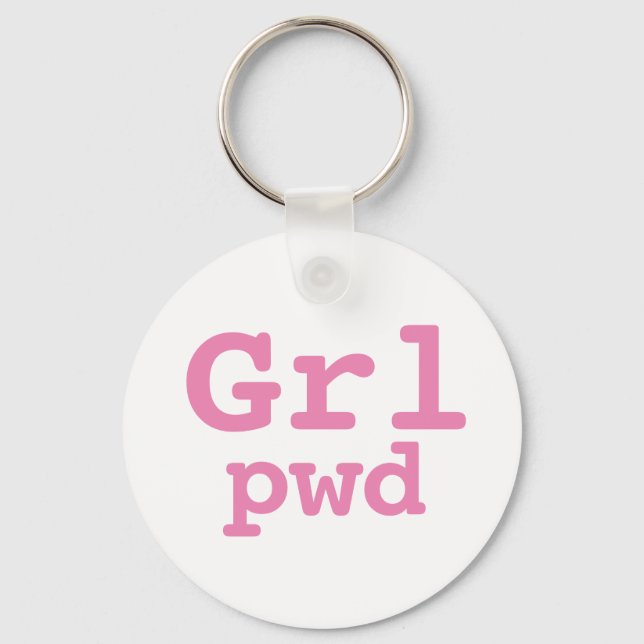 Llavero Grl pwd Key Ring (Front)
