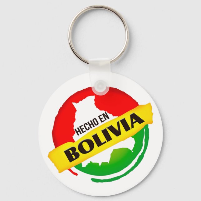 Llavero hecho en Bolivia Key Ring (Front)