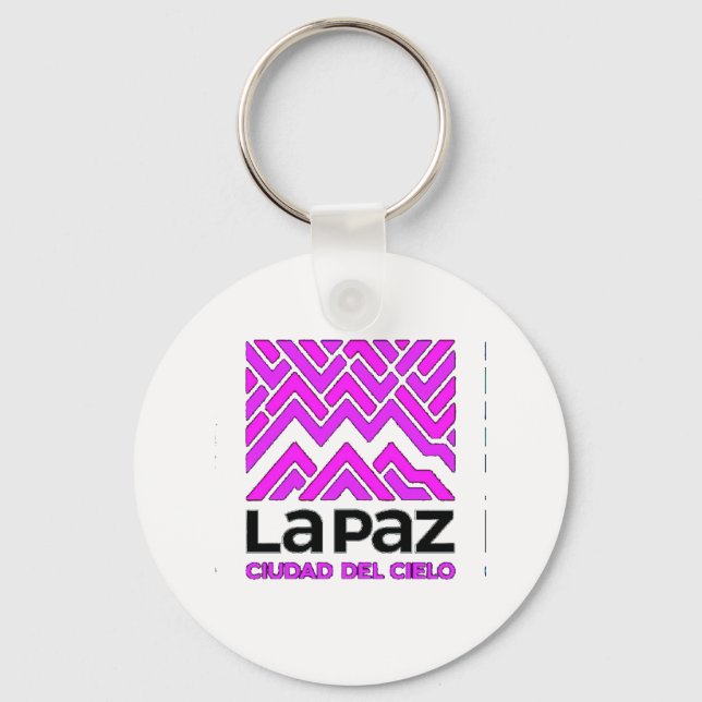 Llavero La Paz ciudad del cielo Key Ring (Front)