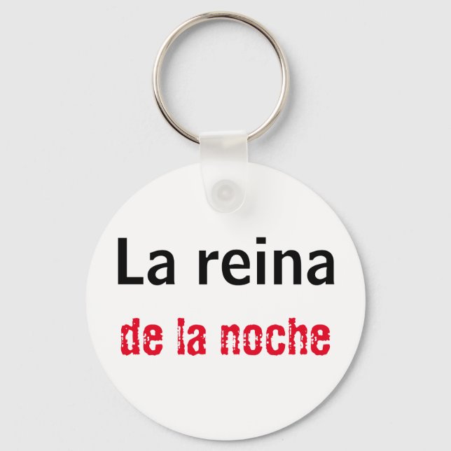 Llavero la reina de la noche key ring (Front)