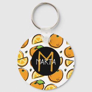 Llavero Naranjas - Tutti Frutti - ¡Con tu nombre! Key Ring