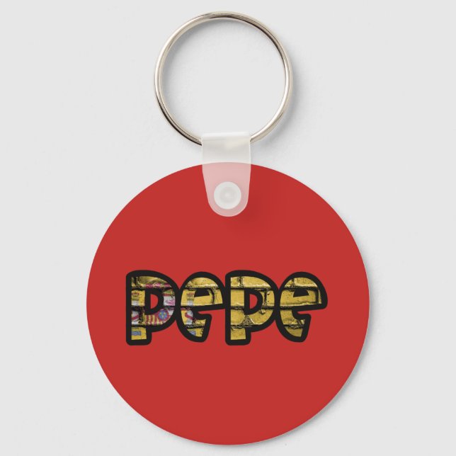 Llavero personalizado Pepe Key Ring (Front)