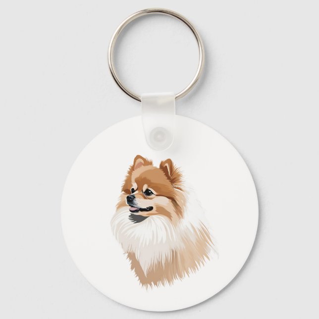 Llavero Pomerania Key Ring (Front)