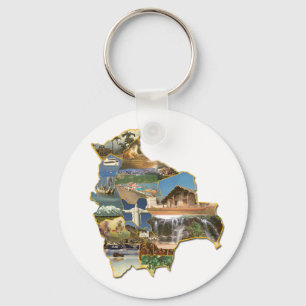 Llavero recoerdo de Bolivia Key Ring