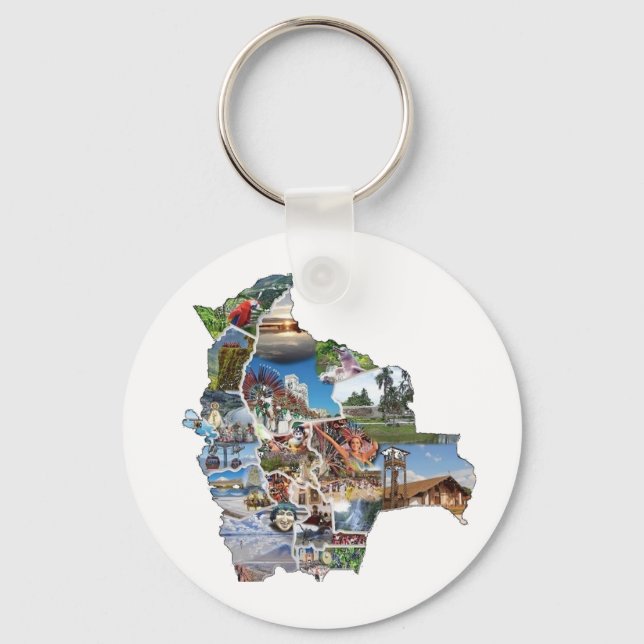 Llavero recuerdo de Bolivia Key Ring (Front)