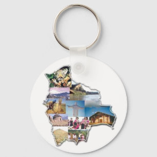 Llavero recuerdo de Bolivia Key Ring