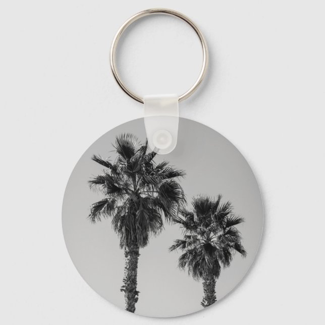 Llavero redondo Palm trees Key Ring (Front)