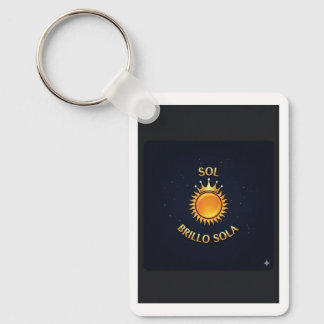 Llavero “Sol Brillo Sola” – Brilla Donde Vayas Key Ring