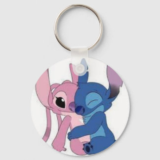 Llavero Stitch & Angel Key Ring