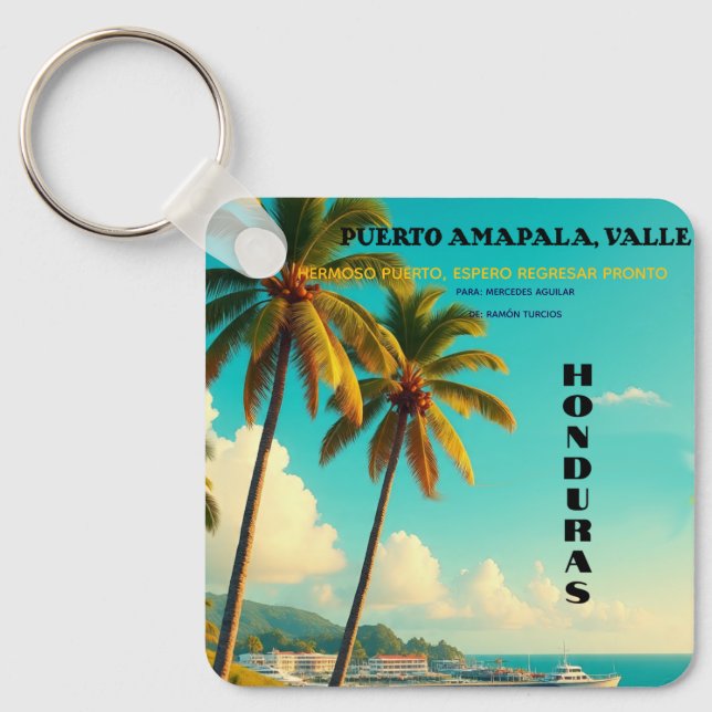 Llavero tipo chapa key ring (Front)