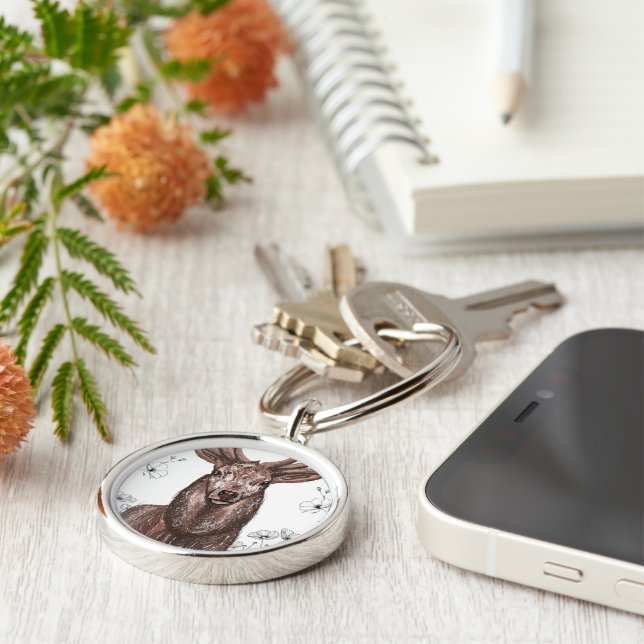 Llavero tipo chapa key ring (Side)