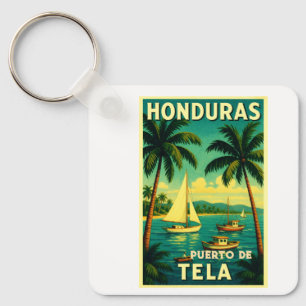 Llavero tipo chapa PUERTO DE TELA Key Ring