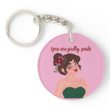 llavero tu eres linda para dama