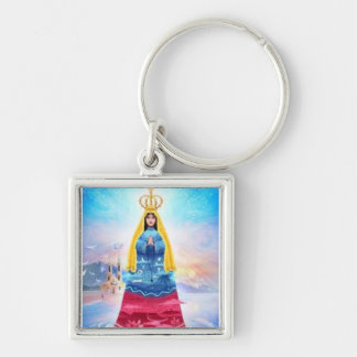 LLAVERO ,VIRGEN DEL VALLE Y BANDERA VENEZOLANA KEY RING