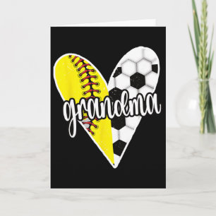 Ller Grandma Proud Softll Soccer Player Grandma Card