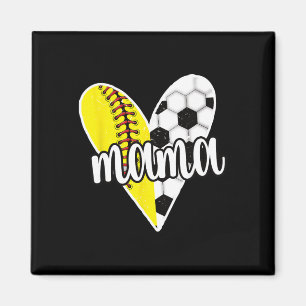 Ller Mama Proud Soccer Softll Player Ll Mom Magnet