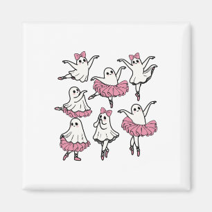 Llet Ghost Dancer Cute Boo Dancing Halloween Magnet