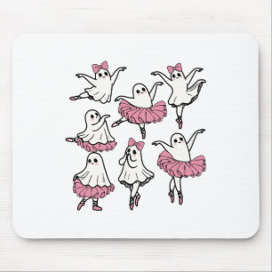 Llet Ghost Dancer Cute Boo Dancing Halloween  Mouse Pad