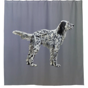 LLewellin Setter Shower Curtain