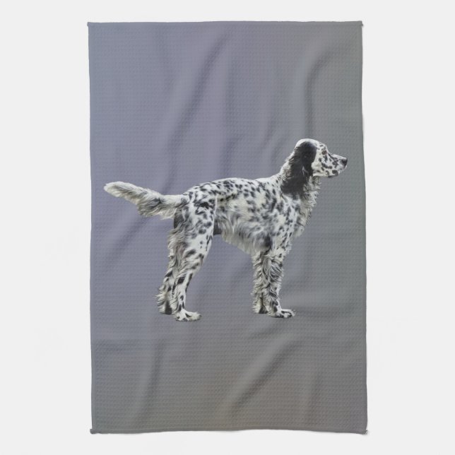 LLewellin Setter Tea Towel (Vertical)