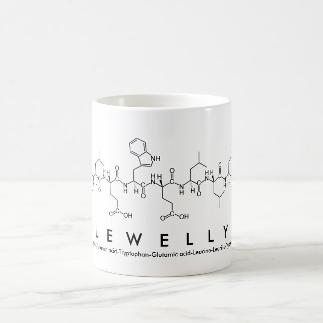 Llewellyn peptide name mug (Center)