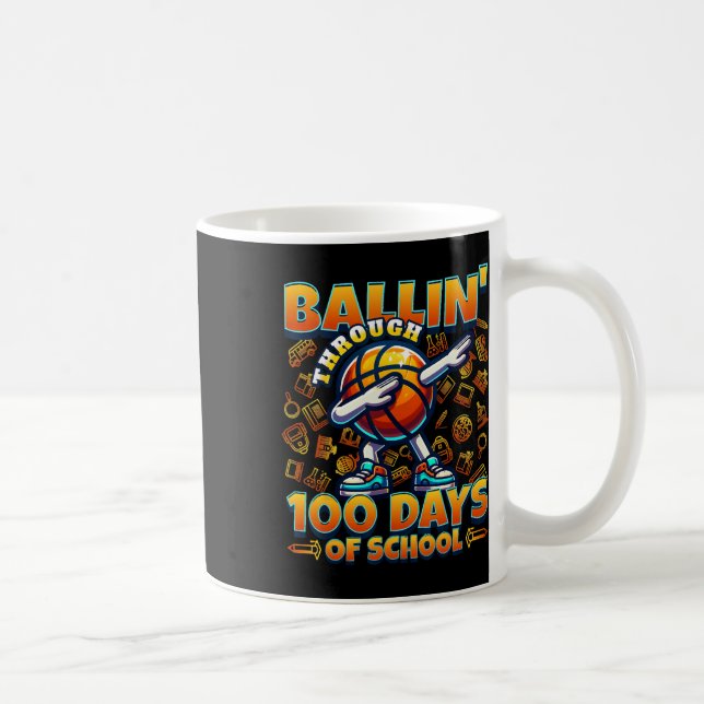 Llin' Through 100 Days Of School  Coffee Mug (Right)