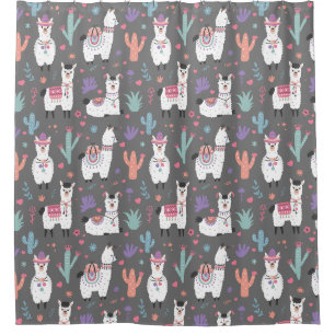 Lllama/Alpaca Shower Curtain