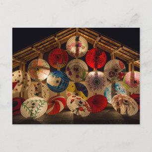llluminated Parasols Postcard