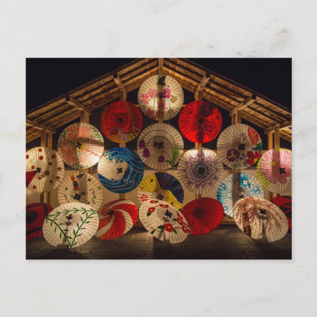 llluminated Parasols Postcard (Front)