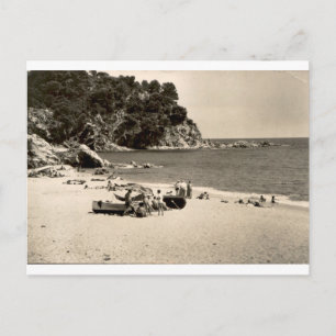 Lloret de Mar Vintage Costa Brava Beach Postcard