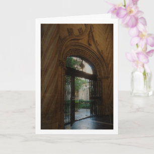Llotja de la Seda Entrance, Valencia City, España Card