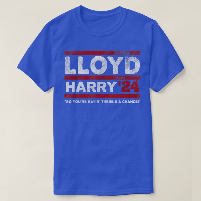Lloyd and Harry 2024 Election Campaign silly polit T-Shirt (Design Front)