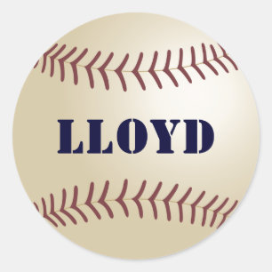 Lloyd Baseball Sticker / Seal