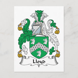 Lloyd Family Crest Postcard