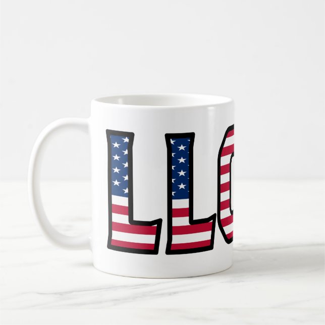 Lloyd Name First Name USA stylish cup coffee cup (Left)