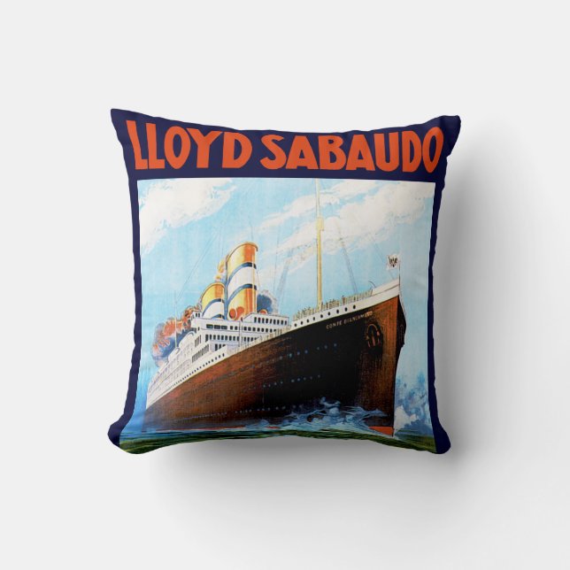 Lloyd Sabaudo ~ Conte Biancamano Cushion (Front)