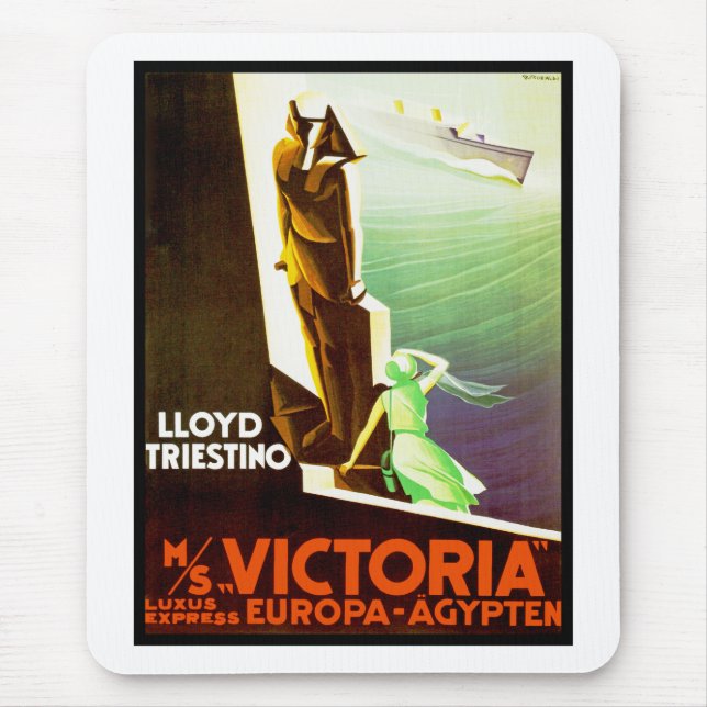 Lloyd Triestino ms Victoria Mouse Pad (Front)