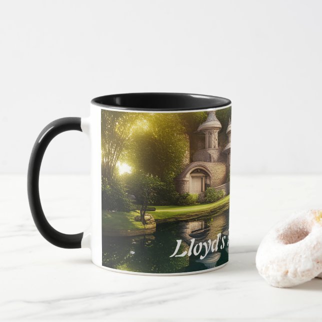 Lloyd's Morning Tea Personalised Customisable Mug (With Donut)