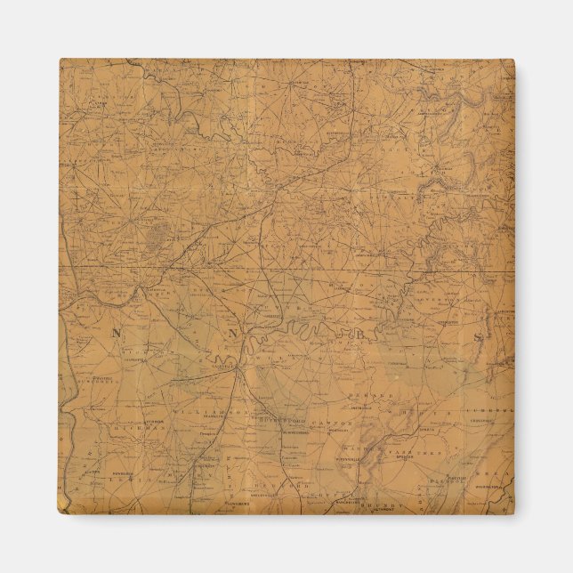 Lloyd's official map of the state of Tennessee Magnet (Front)