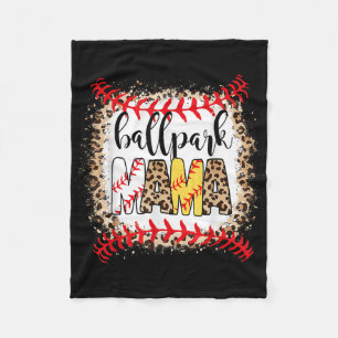 Llpark Mom Mama Sell Softll Mother's Day Bleached  Fleece Blanket