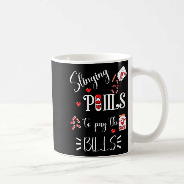 Lls Heart Funny Pharmacist Life Valentines Day  Coffee Mug (Right)