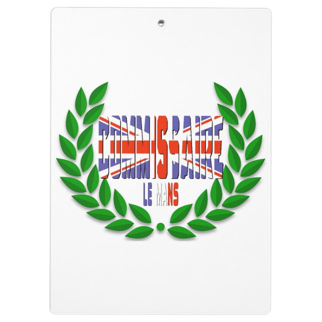 "LM UK clipboard" by Commissaire Clipboard (Back)