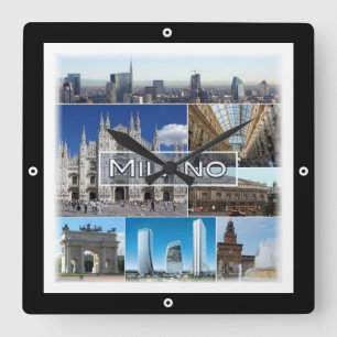 LMD004 MILAN, Milano, cathedral church, Square Wall Clock