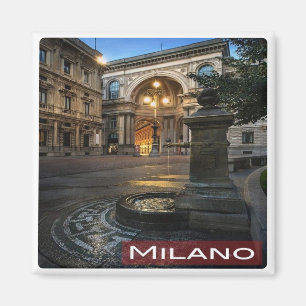 LMD005 MILAN Galleria Vittorio Emanuele - Fridge   Magnet
