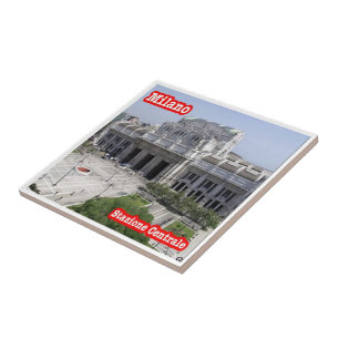 LMD010 MILAN Centrale Station Train Italy, Ceramic Tile