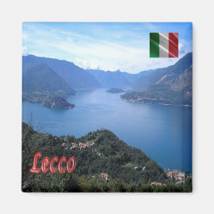 LMD069 Lecco Lake View, Fridge Magnet