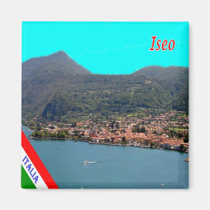 LMD079 ISEO, Lake View, Italy, Fridge Magnet