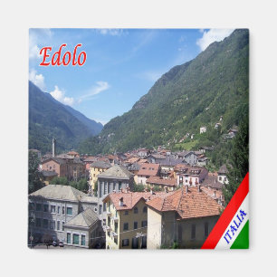 LMD082 EDOLO, Lombardy, Italy, Fridge Magnet