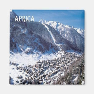 LMD113 APRICA, Aerial View, Italy Fridge Magnet